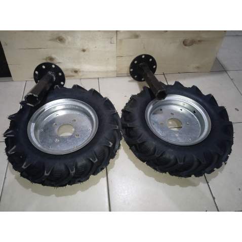 Billas BL112 Çapa Makinası Teker ve Aks Takımı 400-8 32 mm 28 mm 27 mm 24 mm 2024 üretim